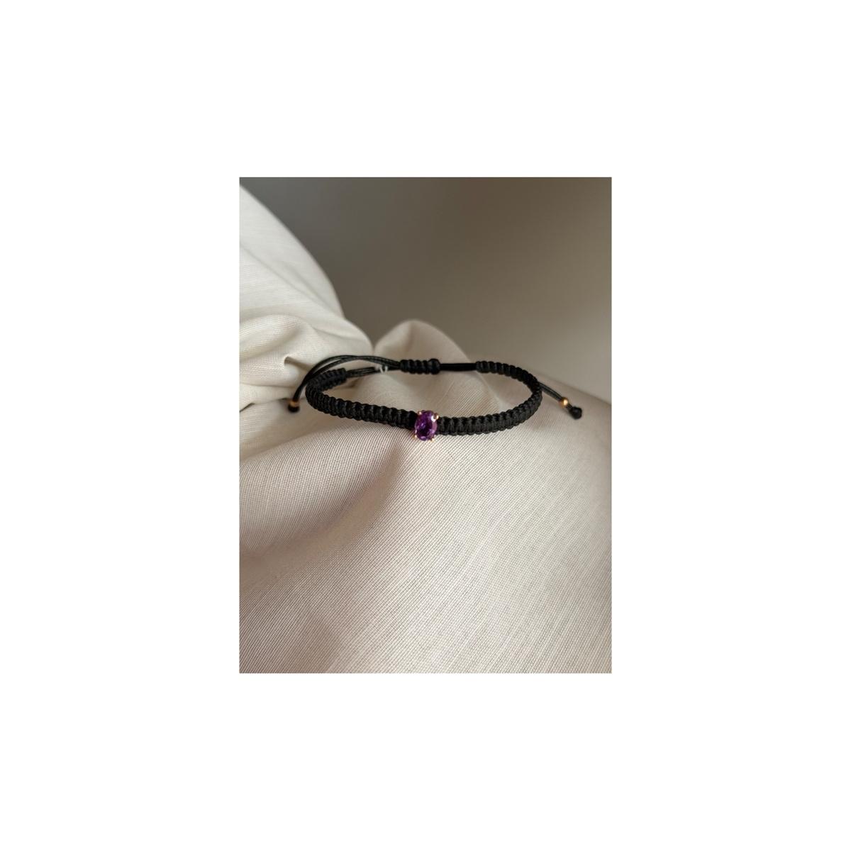 Amethyst Glow Bracelet
