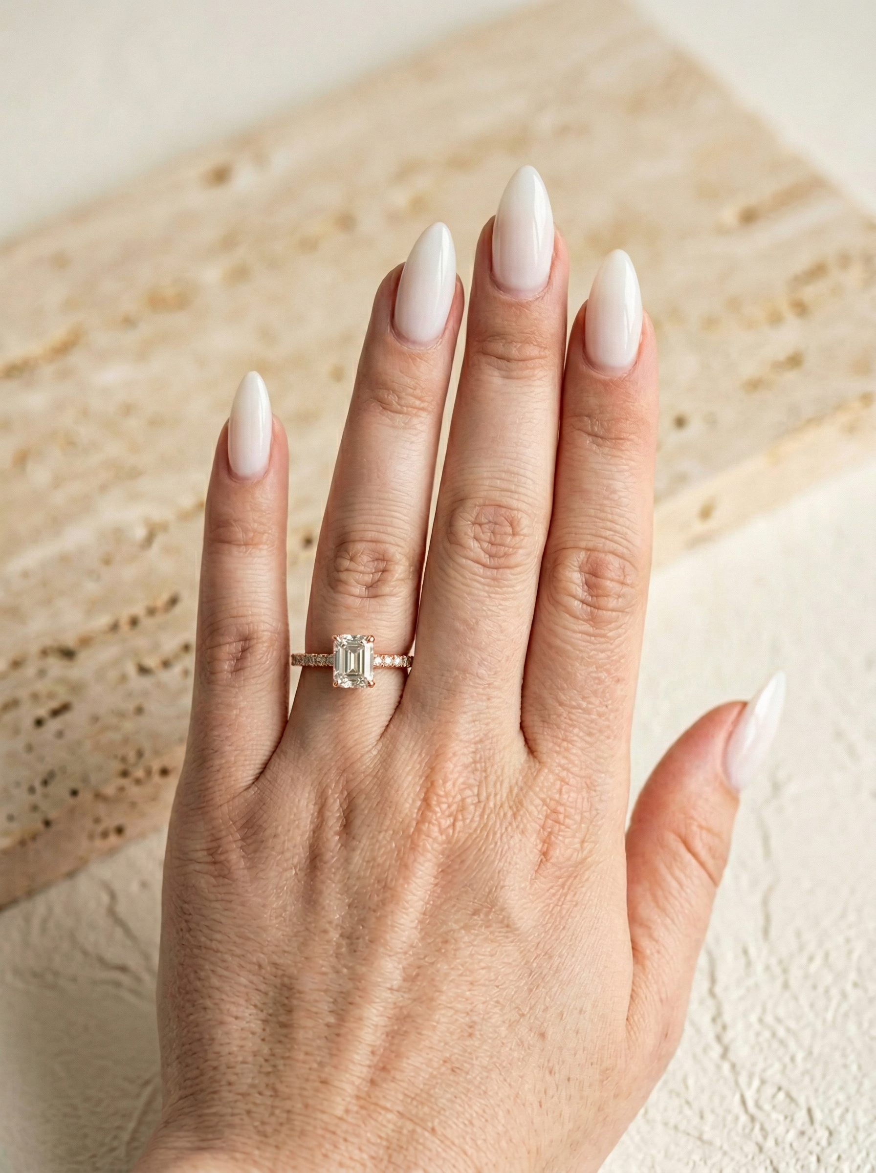 Radiant Cut Diamond Solitaire Ring – 1.16 CT Total | 14K Gold